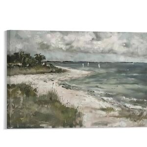 Coastal Landscape Canvas Art